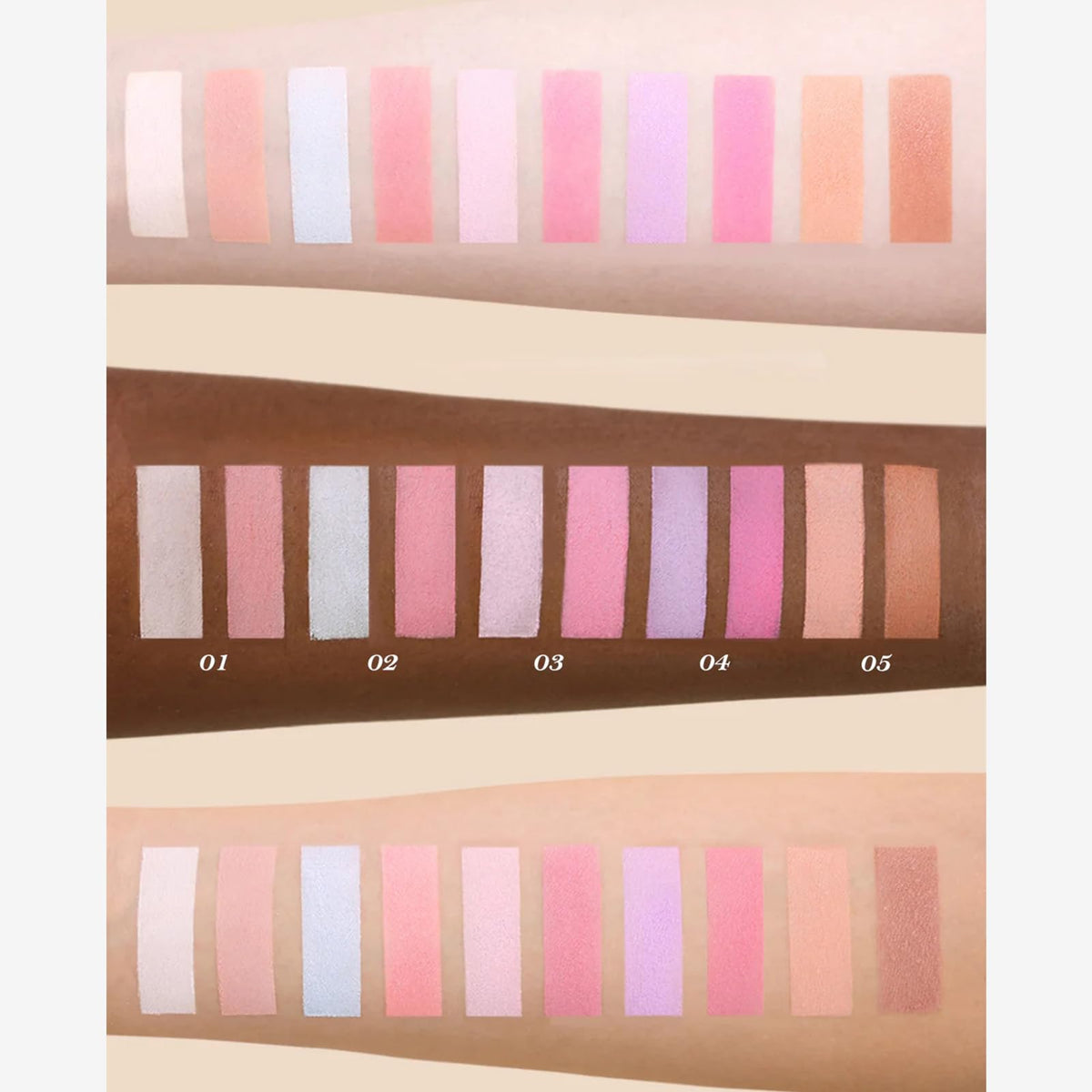 Flower Knows blush duo showing frosted blue and warm rose shades