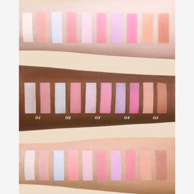 Flower Knows blush duo showing frosted blue and warm rose shades