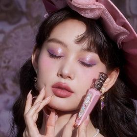 Flower Knows Strawberry Rococo Cloud Lip Cream in natural light