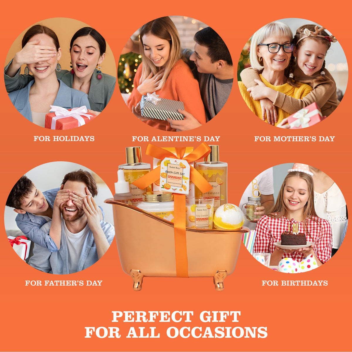 Flower's bath bomb and face wash headbands in the gift set