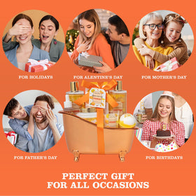 Flower's bath bomb and face wash headbands in the gift set