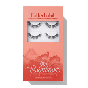 FlutterHabit The Sweetheart Underlash Extensions front view