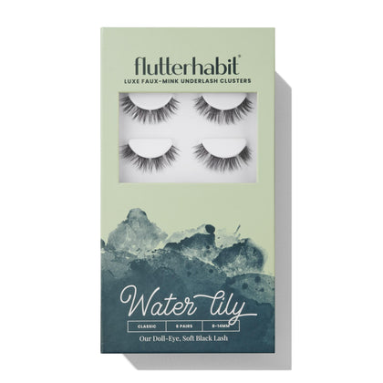 FlutterHabit Underlash Extensions 6 Pair packaging front view