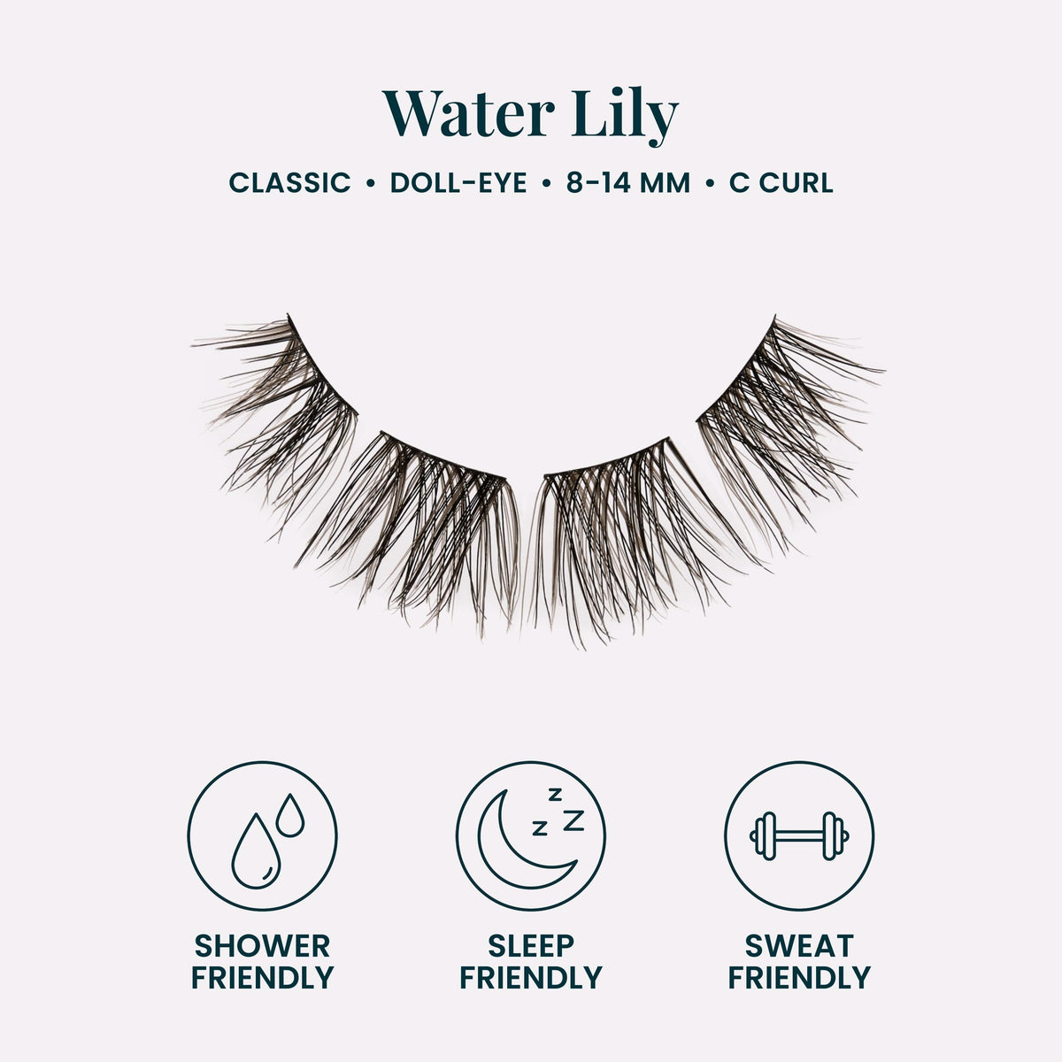 FlutterHabit Underlash Extensions displayed on a makeup table