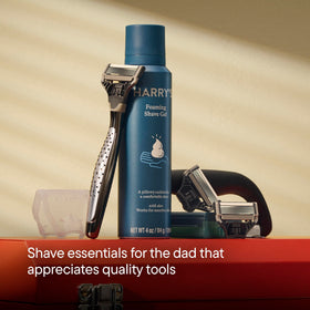 Foaming Shave Gel 4 oz bottle with aloe-enriched formula