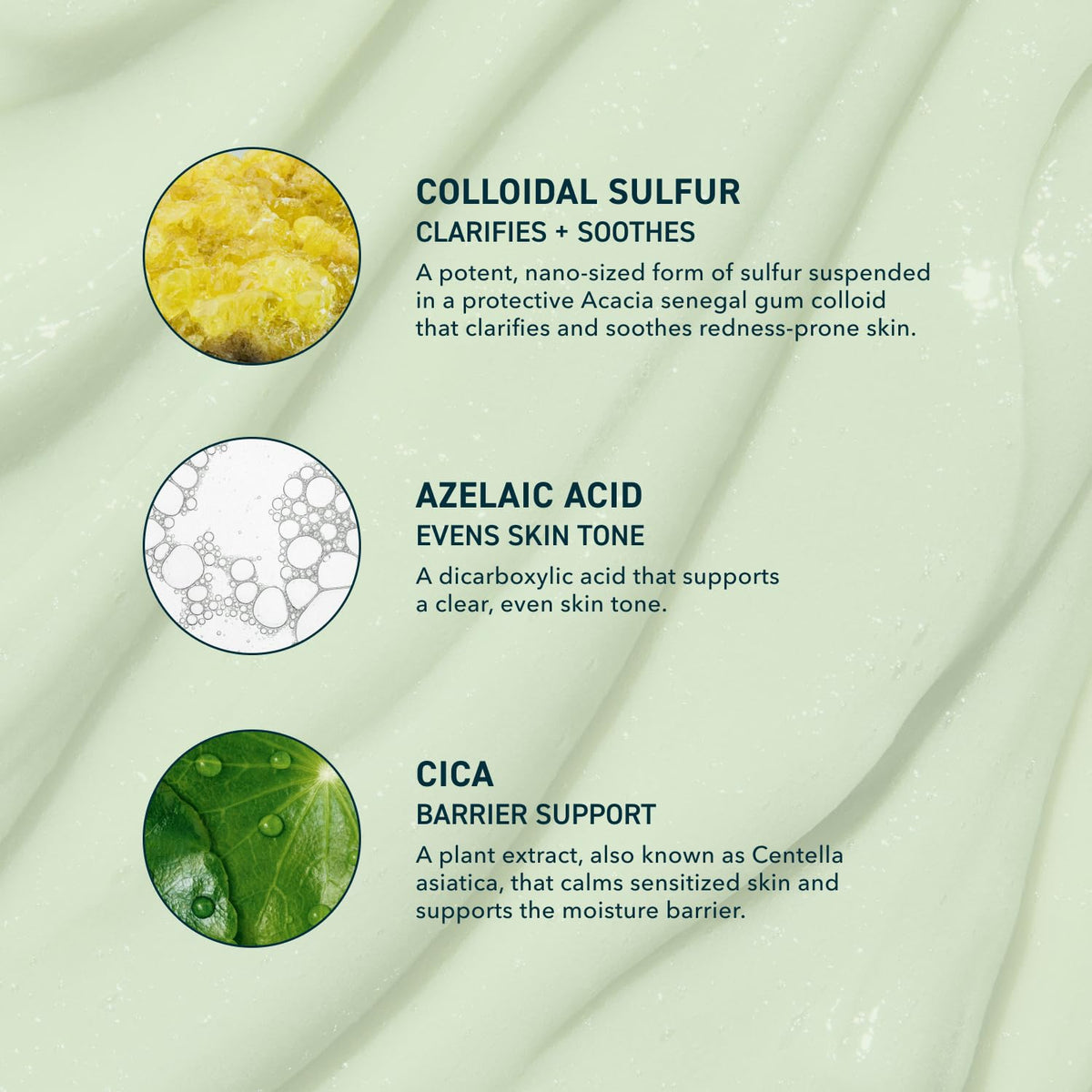 Foaming texture of Prequel Skin Redness Reform Cleanser