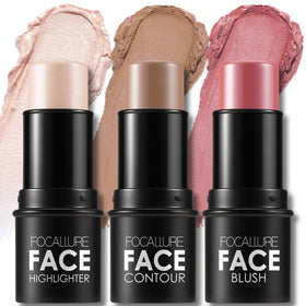 FOCALLURE 3 Pcs Cream Contour Sticks Set front view