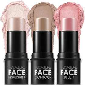 FOCALLURE 3 Pcs Cream Contour Sticks set front view