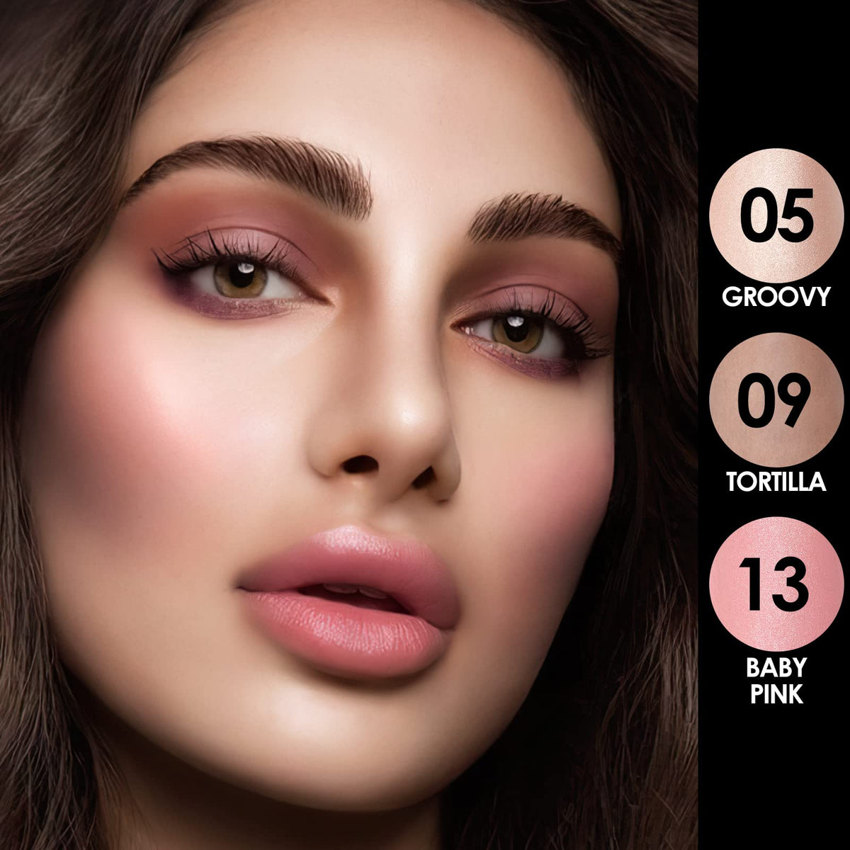 FOCALLURE contour stick in blush shade close-up