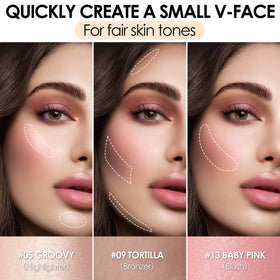 FOCALLURE contour stick in highlighter shade close-up