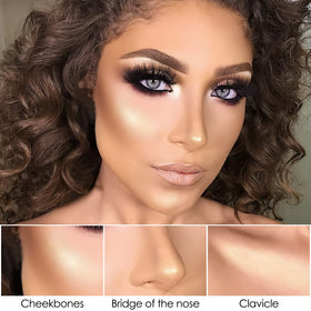 FOCALLURE Mineral Cream Contour Stick application on skin