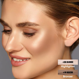FOCALLURE Mineral Cream Contour Stick highlighter close-up