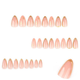 Foccna Press On Nails Almond set including nail file and jelly
