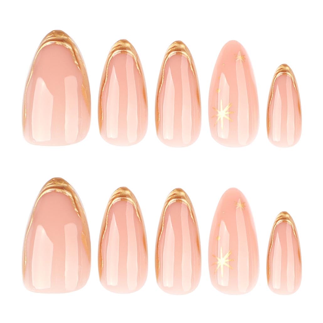 Foccna Press On Nails applied on hands for a stylish look