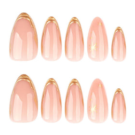 Foccna Press On Nails applied on hands for a stylish look