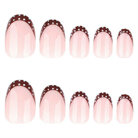 Foccna press on nails displayed with a variety of designs