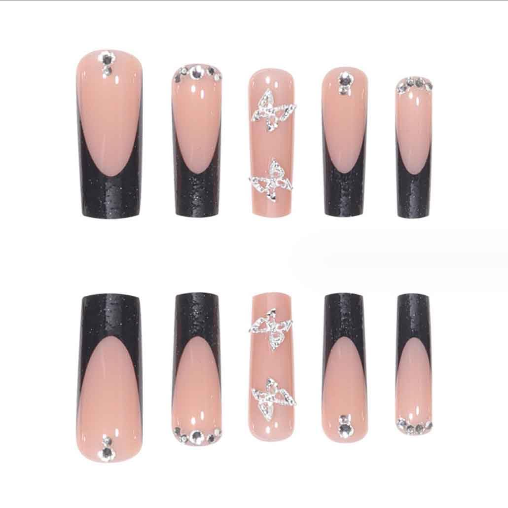 Foccna Press on Nails package including nail file and jelly