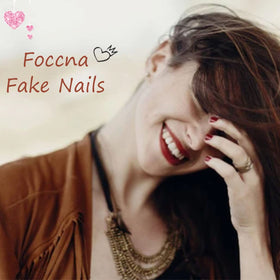Foccna Square Ombre Press on Nails in a stylish arrangement
