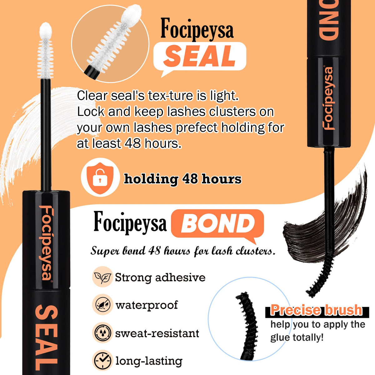 Focipeysa bond seal glue with applicator