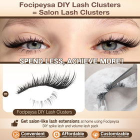 Focipeysa Fox Tail Lashes packaging with product details