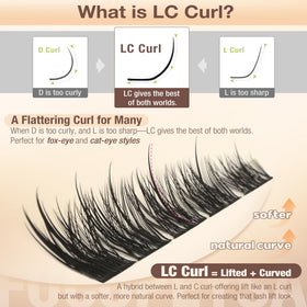 Focipeysa Fox Tail Lashes with natural wispy effect