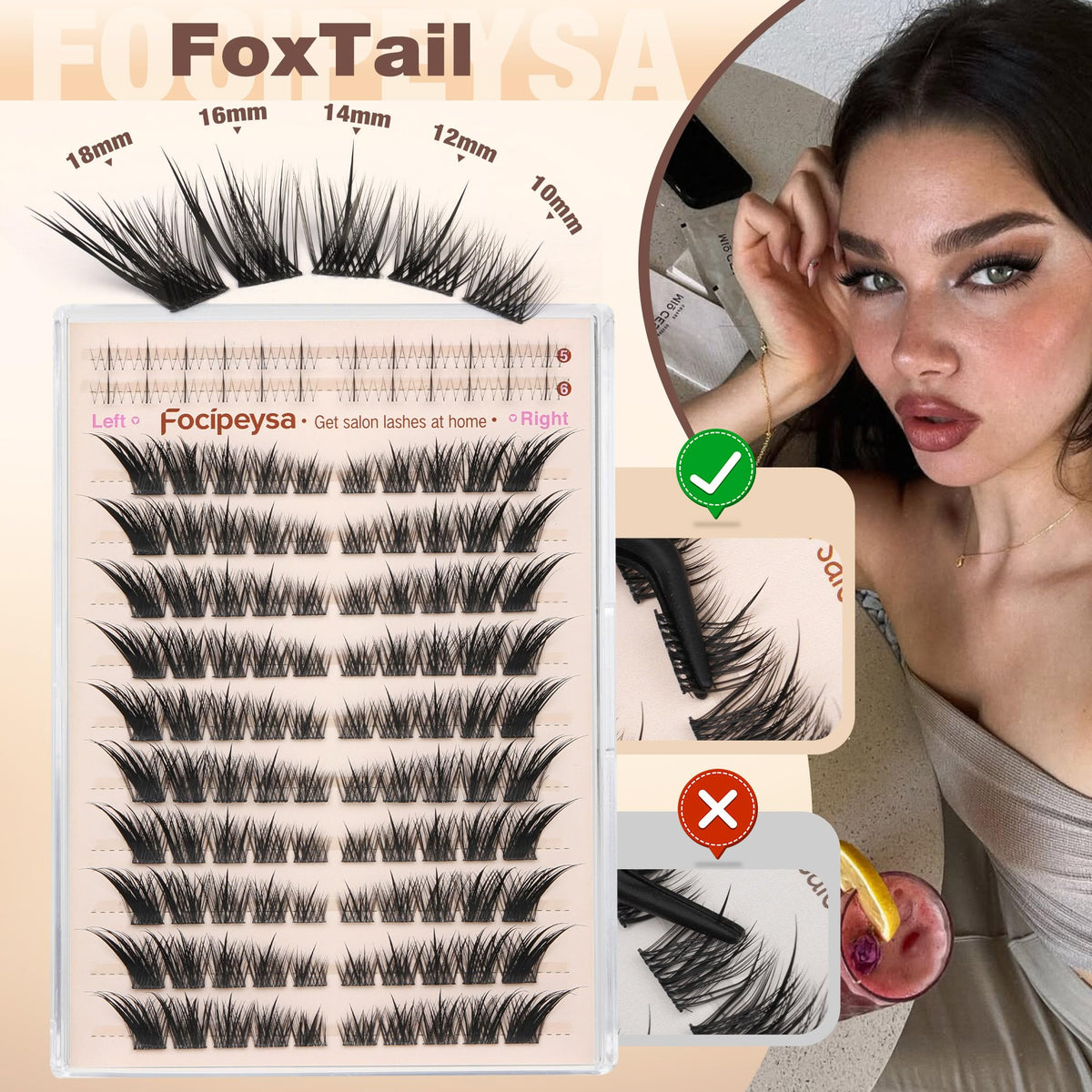Focipeysa lash bond and seal included in the kit