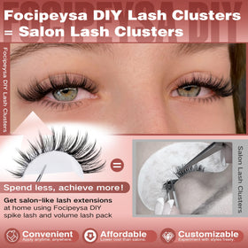 Focipeysa lash bond and seal with applicator