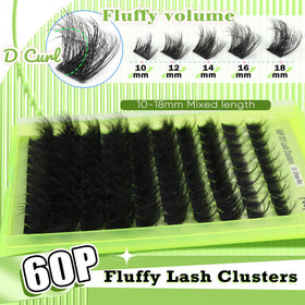 Focipeysa Lash Clusters DIY Lash Extension Kit on a vanity table