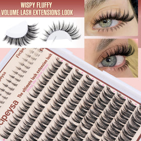 Focipeysa lash clusters in various styles