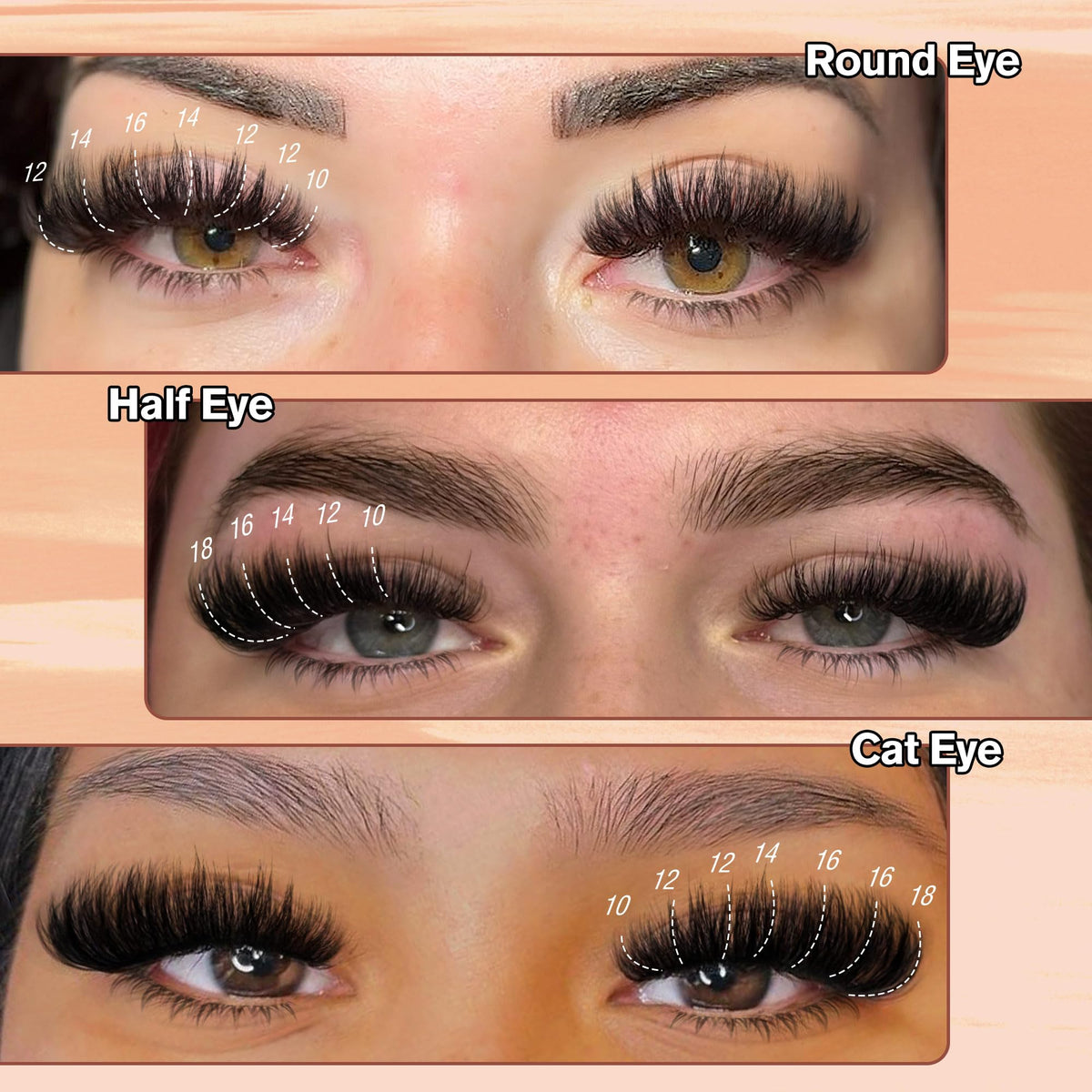 Focipeysa Lash Extension Kit contents laid out on a table