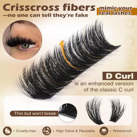 Focipeysa Lash Extension Kit packaging details