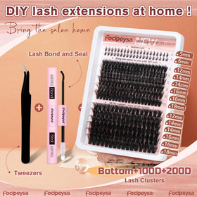 Focipeysa Lash Extension Kit with tools for application