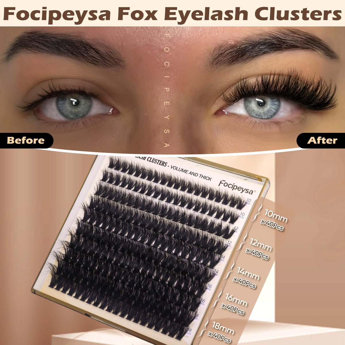 Focipeysa lash tweezers for easy application