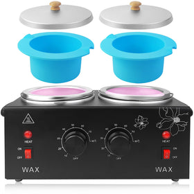 folconroad Portable Wax Warmer front view with dual pots