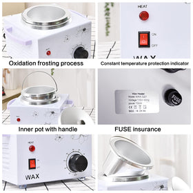 folconroad Portable Wax Warmer showing adjustable temperature control