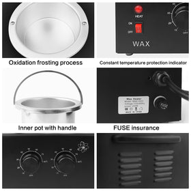folconroad Portable Wax Warmer showing heat-resistant handle