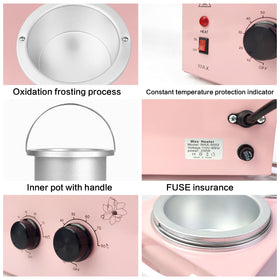folconroad Professional Wax Warmer with wax sticks and protection rings