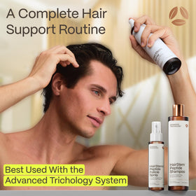 FoliGROWTH Hair Growth Supplement on a wooden table