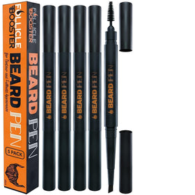 FOLLICLE support Beard Pen Filler 5-Pack Deep Dark Brown front view