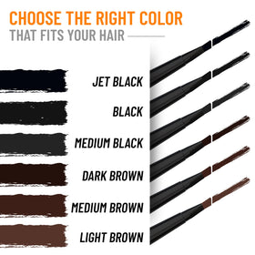 FOLLICLE support Beard Pen Filler dark brown with other grooming tools