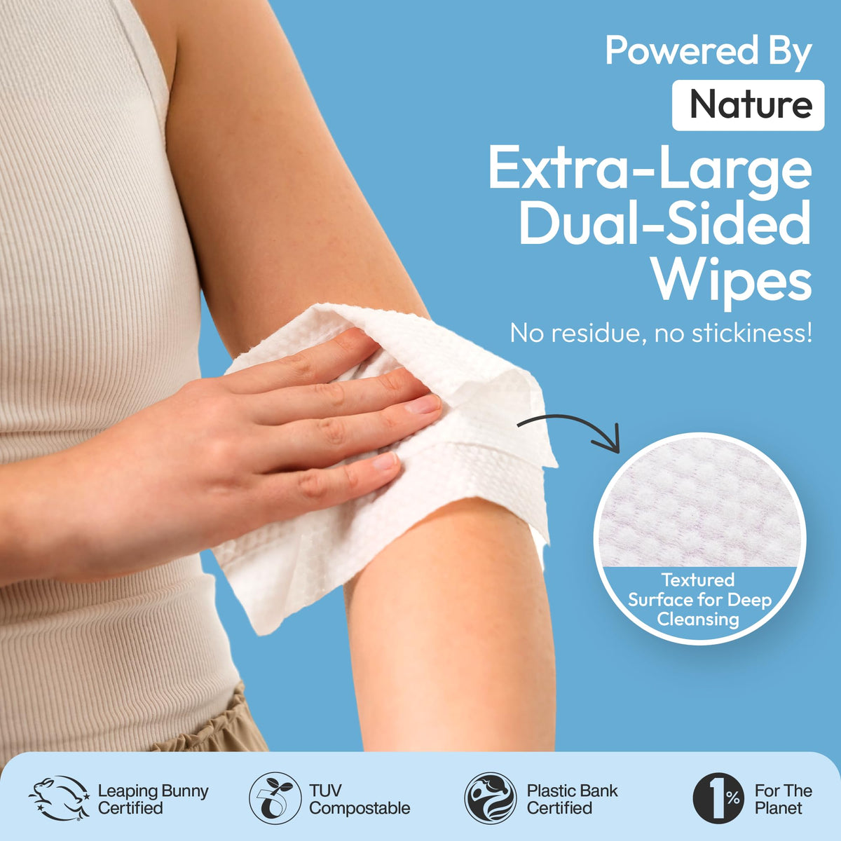 FOMIN Travel Deodorant Wipes in a gym bag