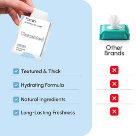 FOMIN Travel Deodorant Wipes individual sachet