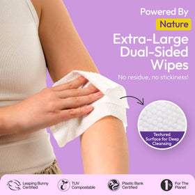 FOMIN Travel Deodorant Wipes Lavender Chamomile individual sachet