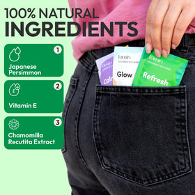 FOMIN Travel Deodorant Wipes with Vitamin E and aloe vera ingredients