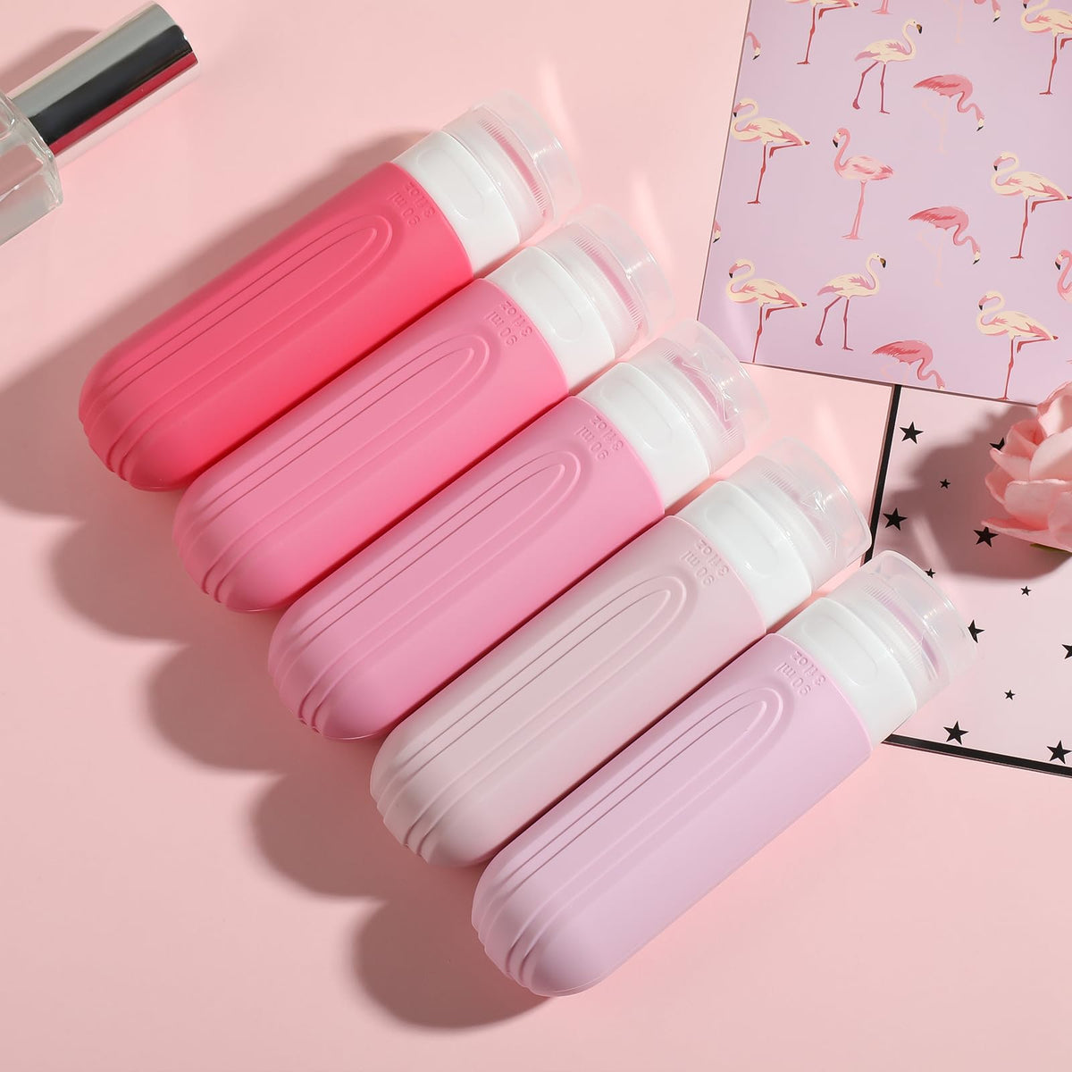 Food grade silicone CHEODIN travel bottles