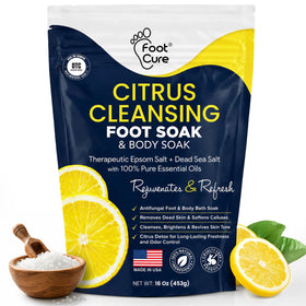 FOOT Citrus Detox Epsom Salt Foot Soak packaging front view