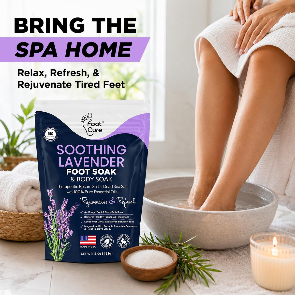 FOOT Lavender Epsom Salt Foot Soak ingredients list