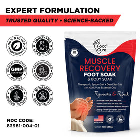 FOOT Muscle Recovery Foot Soak with essential oils