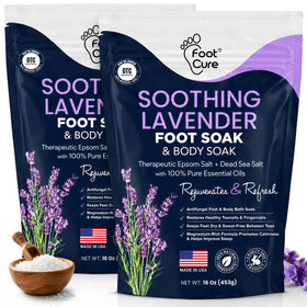 FOOT Soothing Lavender Epsom Salt Foot Soak front view