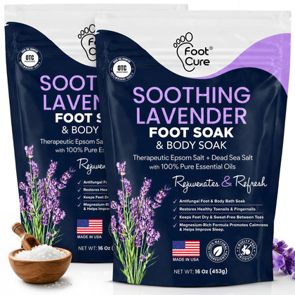FOOT Soothing Lavender Epsom Salt Foot Soak front view